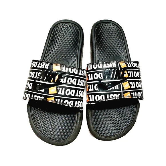 Nike Mens Nike Men's Benassi Jdi Print Black/Black Sz 8 631261-016 - Picture 2 of 4